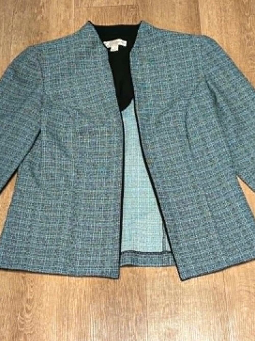 Dressbarn Jacket Blazer Blue Like New Size 6